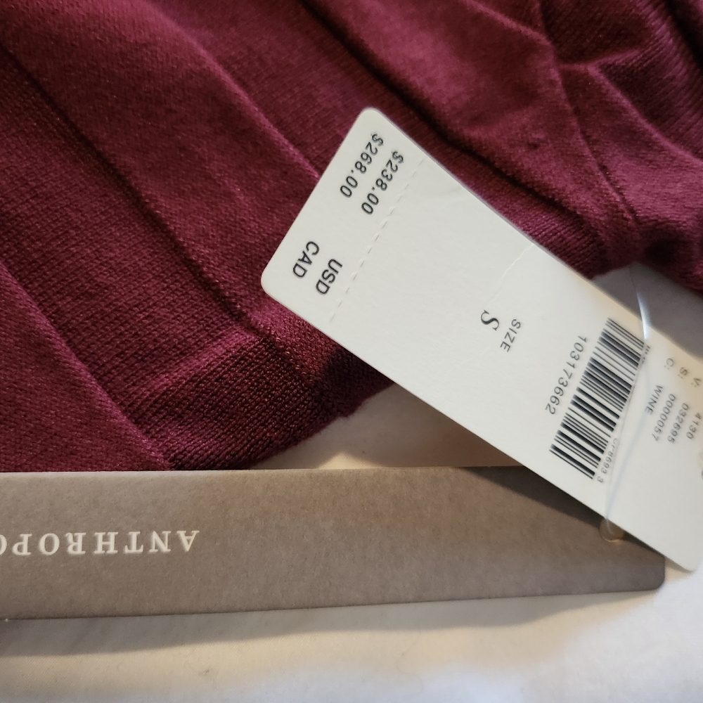 By Anthropologie Off-Shoulder Ruched Sweater Dress - Picture 12 of 12